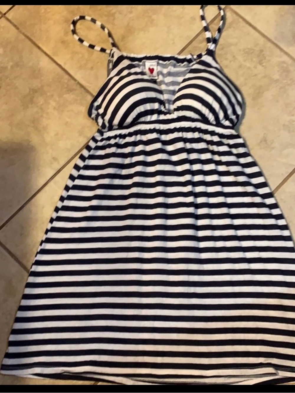 Nautical striped dress or coverup